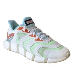ADIDAS Mens Climacool Vento Running Shoes White Green 7.5